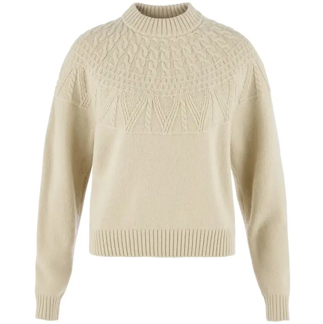 Övik Solid Jacquard Knit W L 