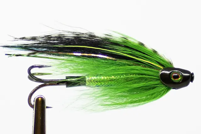 Sun Ray Fish Skull Green 6 cm 