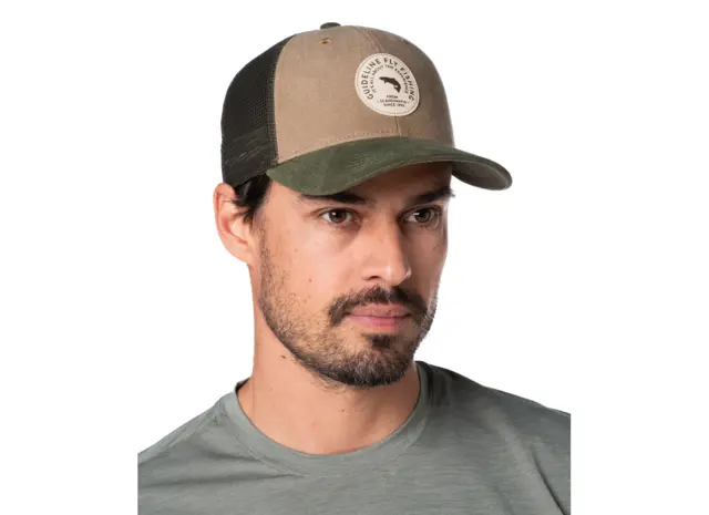 Badge Trucker Cap - Forest 