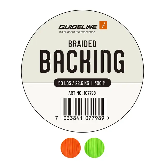Braided Backing 50 lbs 300M Lime Green 