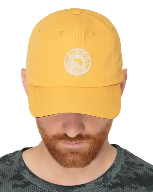 GL Badge Cap - Old Gold High Performance - UPF 40 