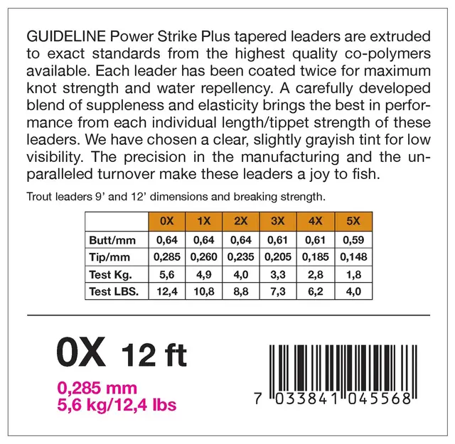 Power Strike 12' 3-Pack 1X/0,26mm 