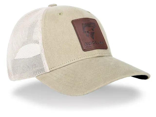 The Salmon Trucker Cap Khaki/Ivory Mid Profile - Stretch Fit 