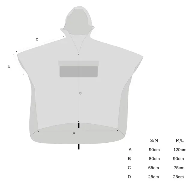 Pro Fjell Poncho S/M 