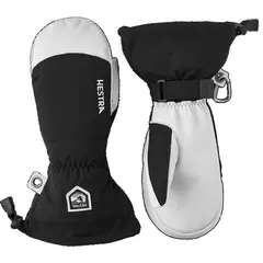 Hestra Army Leather Heli Ski Mitt Black