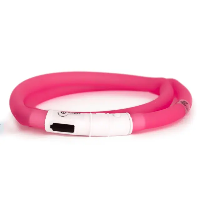 Led-Ring Silikon Oppladbar Rosa 