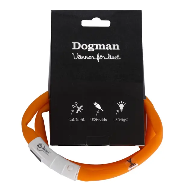 Led-Ring Silikon oppladbar Orange 