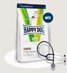 Happy Dog Vet Hepatic (Lever problemer) 4Kg