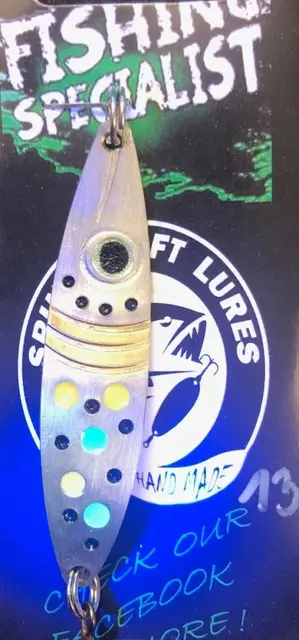 Spinn Craft 13g Grønn/Gul UV 
