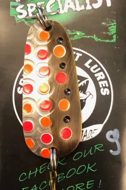 Spinn Craft 10g  Rød/Orange UV 