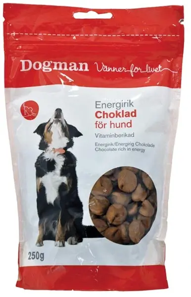 Hundesjokolade Energirik og Vitaminberiket 250g 