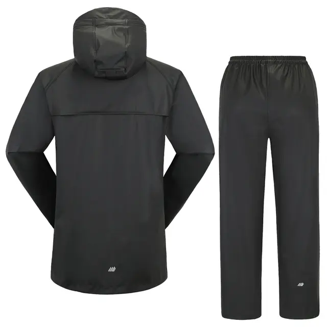 Buholmen Pu Regnsett Black Str XXS 