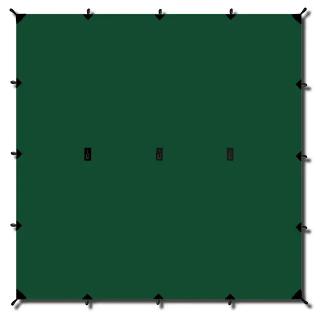 Tarp/Gapahuk m/tau og plugger 