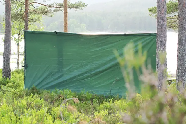 Tarp/Gapahuk m/tau og plugger 