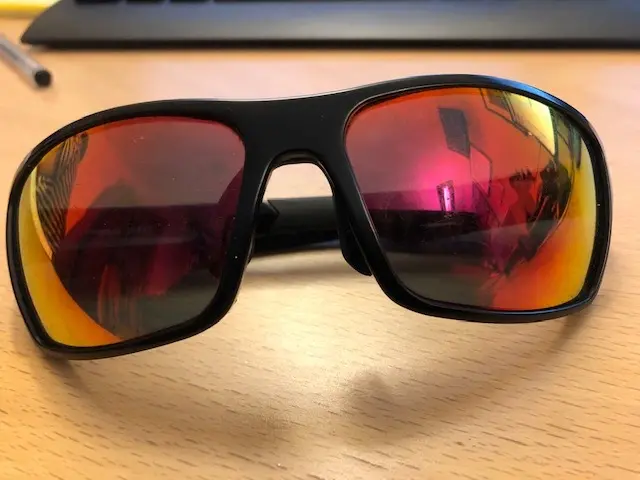 Mustad brille m/brunt glass 