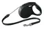 Flexi New Classic Cord M, 8 meter, Svart 
