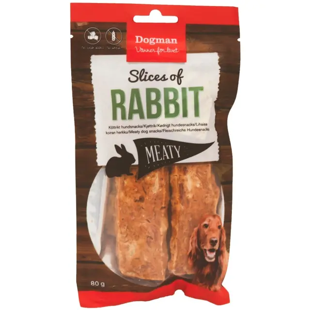 Slices of Rabbit 80g 