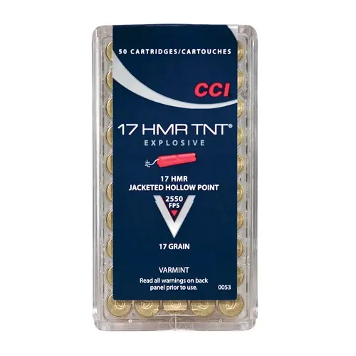 CCI 17 HMR TNT 17gr HP 