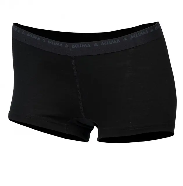 Aclima LightWool Shorts/Hipster, Woman Jet Black - XS 