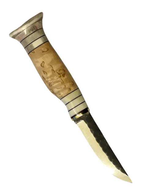 Kniv med tre og reinhorn 