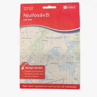 Kart 10163 Njullosàvzi 1:50 000