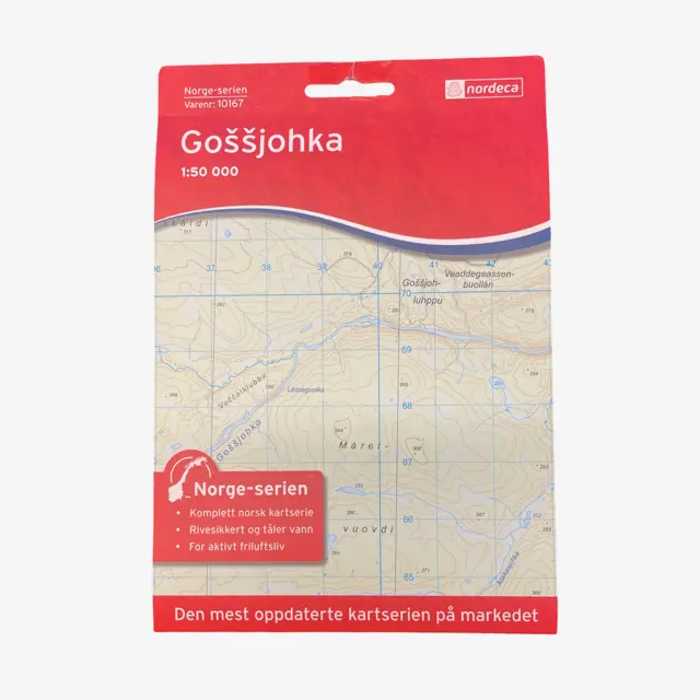Kart 10167 Gossjohka 1:50 000 