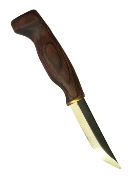 Kniv med brunt skaft 