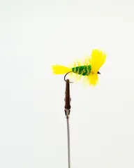 Bomber Emerald Green (Wolff) Yellow Tail-Yellow Hackle