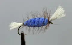 Bomber Labatt Blue (Cigar Bomber) White Tail-Brown Hackle