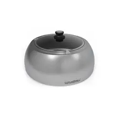 Grillokk i rustfritt st&#229;l og glass m/termometer til Classic