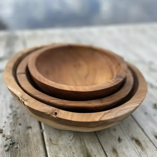 Classic Teak Erik bollesett  3 stk 