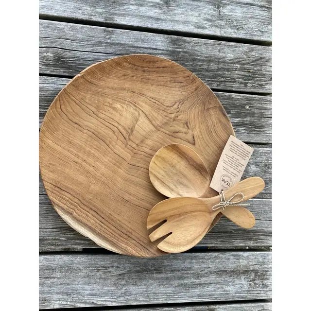 Classic Teak rundt fat Ø30 
