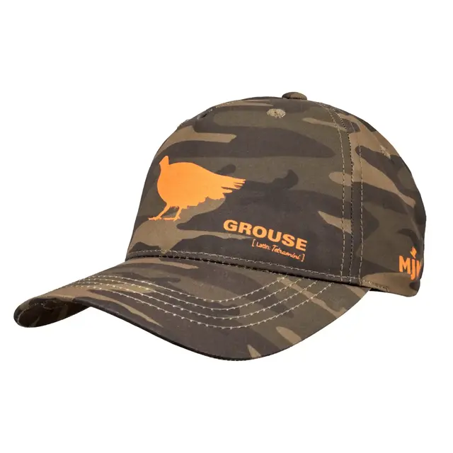 MJM Hunting Cap Camo Brown Grouse 