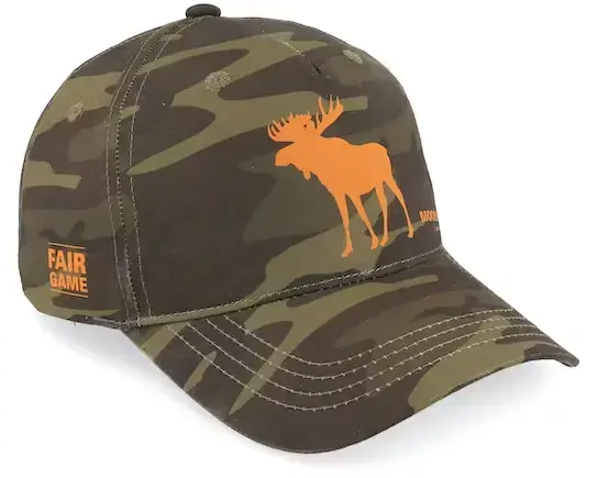 MJM Hunting Cap Camo Brown Moose 