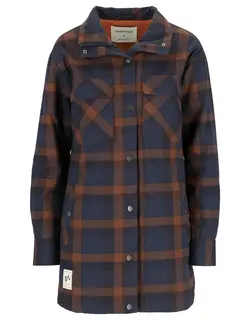 Finse Flannel Jakke Marine
