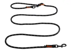 Rock adjustable leash 2,3m, Sort