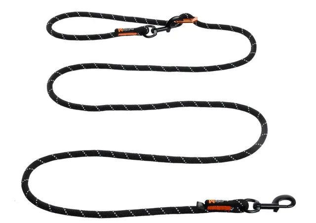 Rock adjustable leash 2,3m, Sort 