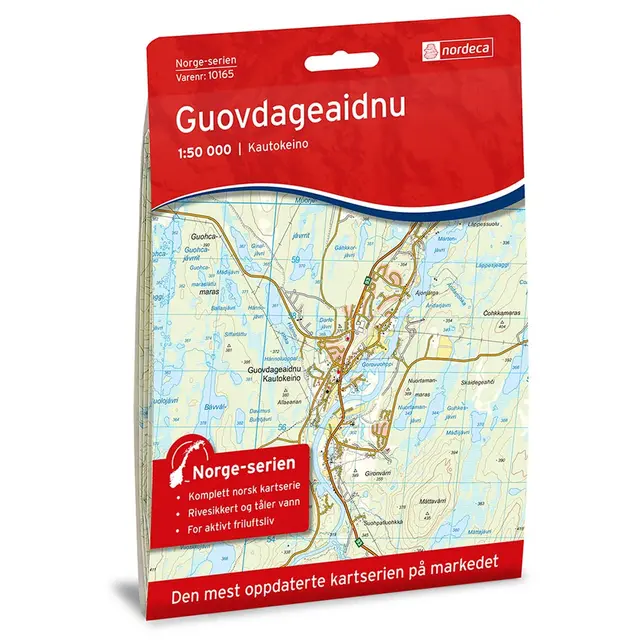Norge-serien GUOVDAGEAIDNU 1:50000 