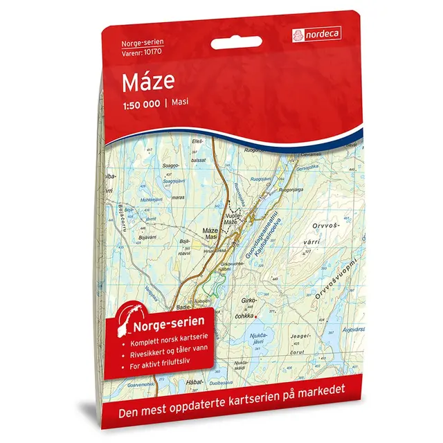 Norge-serien MAZE 1:50 000 