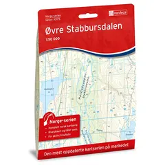 Norge-serien ØVRE STABBURSDALEN 1:50000