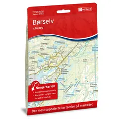 Norge-serien BØRSELV 1:50000