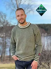 Nordlys klassisk Islender ullgenser til dame og herre