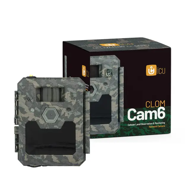 ICU Clom Cam 6 - inkl SD-kort App- og serverbasert 4G viltkamera 