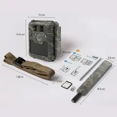 ICU Clom Cam 6 - inkl SD-kort App- og serverbasert 4G viltkamera