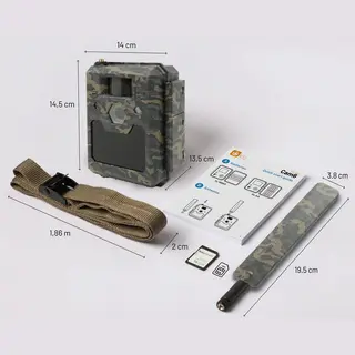 ICU Clom Cam 6 - inkl SD-kort App- og serverbasert 4G viltkamera