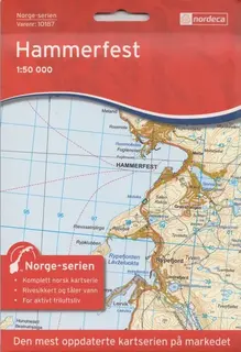 Kart 10187 Hammerfest 1:50 000