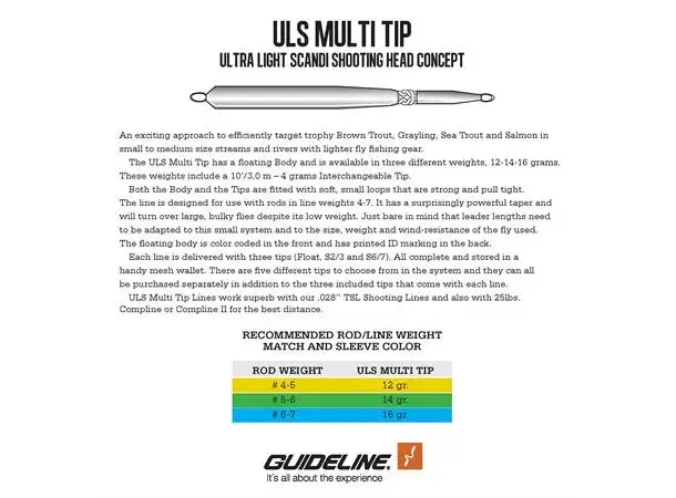 ULS Multi Tip Float #5/6 14g 