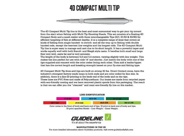4D Compact Multi Tip #8/9 DH 34g 