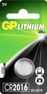 Batteri CR2016 Litium 3V 