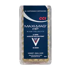 CCI kal 22 magnum Hollow Point